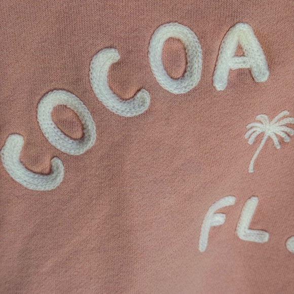 J. Crew Garment-Dyed 'Cocoa Beach' Cotton Sweatshirt in Flirty Peach, size S - Picture 7 of 8